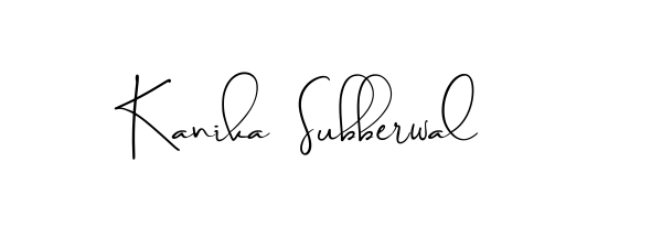 Kanika Subberwal signature